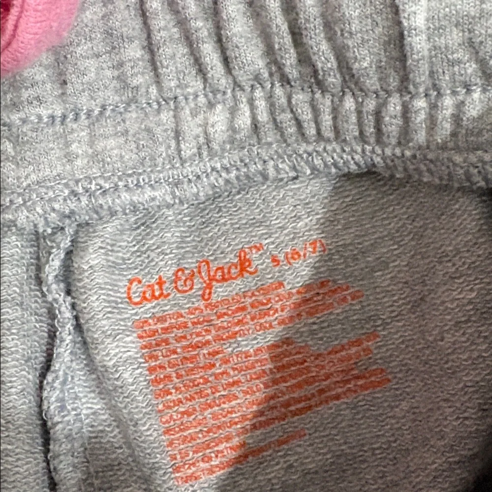 Cat & Jack Gray Shorts bundle and swimsuit, size 6